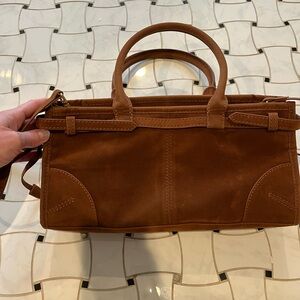 Suede Tan Women’s Handbag - Stylish Everyday Tote